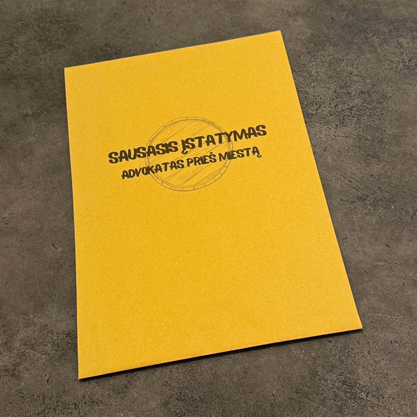 Byla Nr. 3 "Sausasis įstatymas: Advokatas prieš miestą"